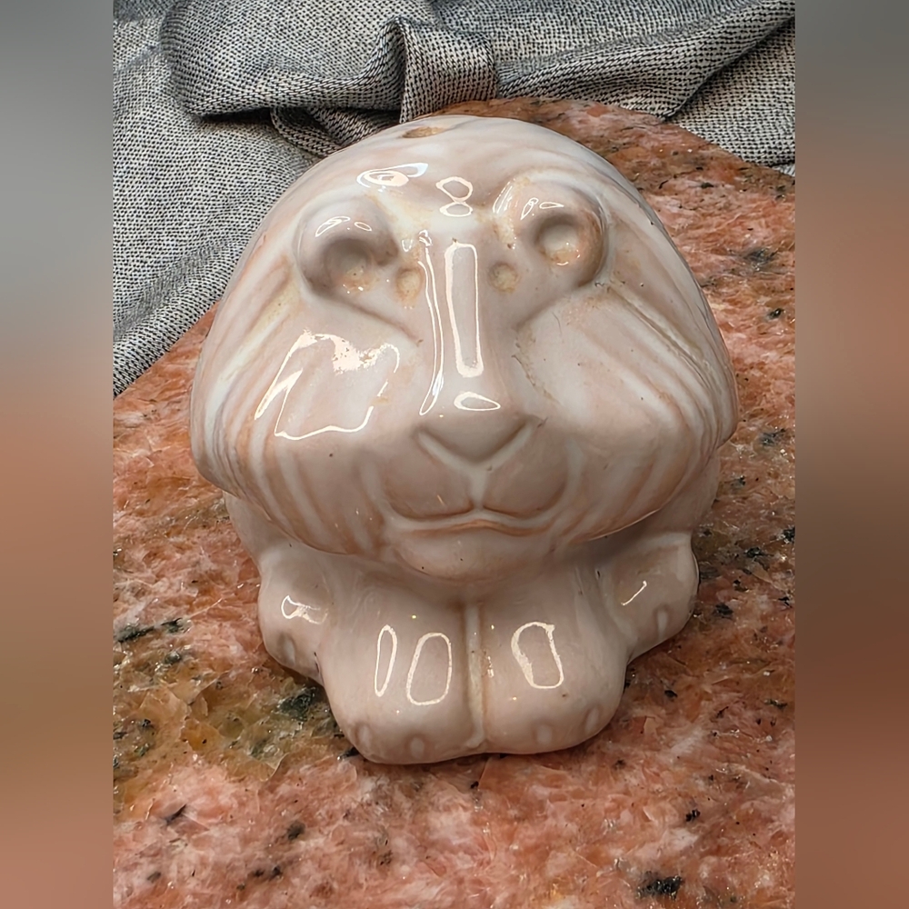 Vintage Karen Carson Creations Pomander Lion Ceramic!
